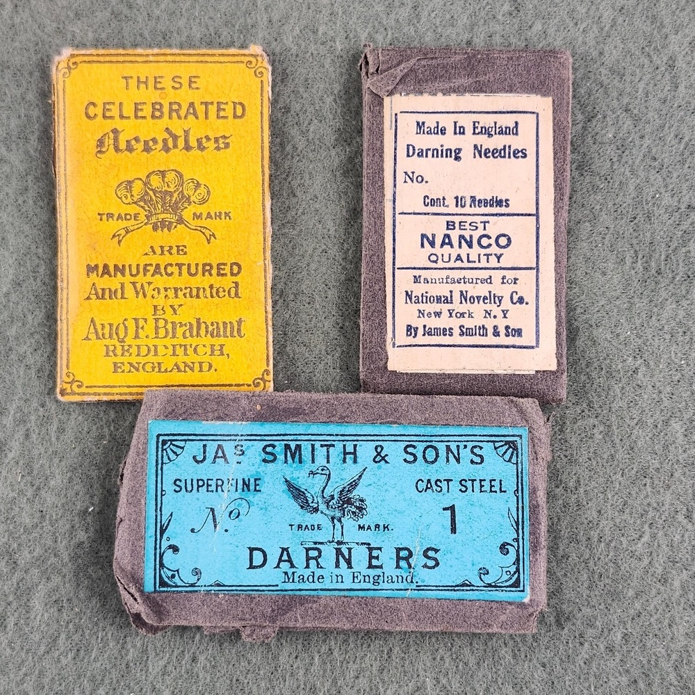 Antique Brabant, Nanco, Smith Needles , England, USA Various‎ Sizes